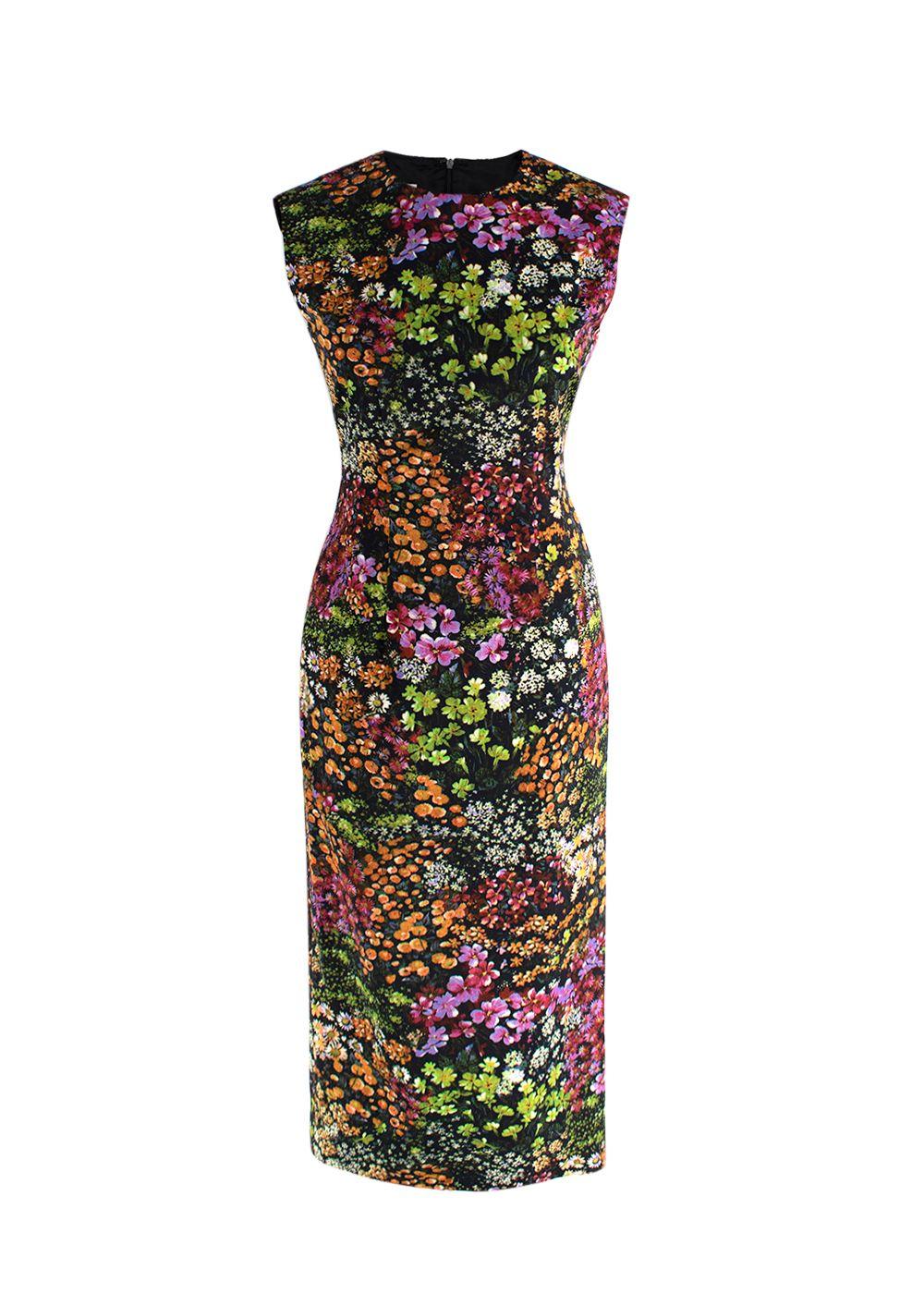 Dries Van Noten Floral Midi Dress