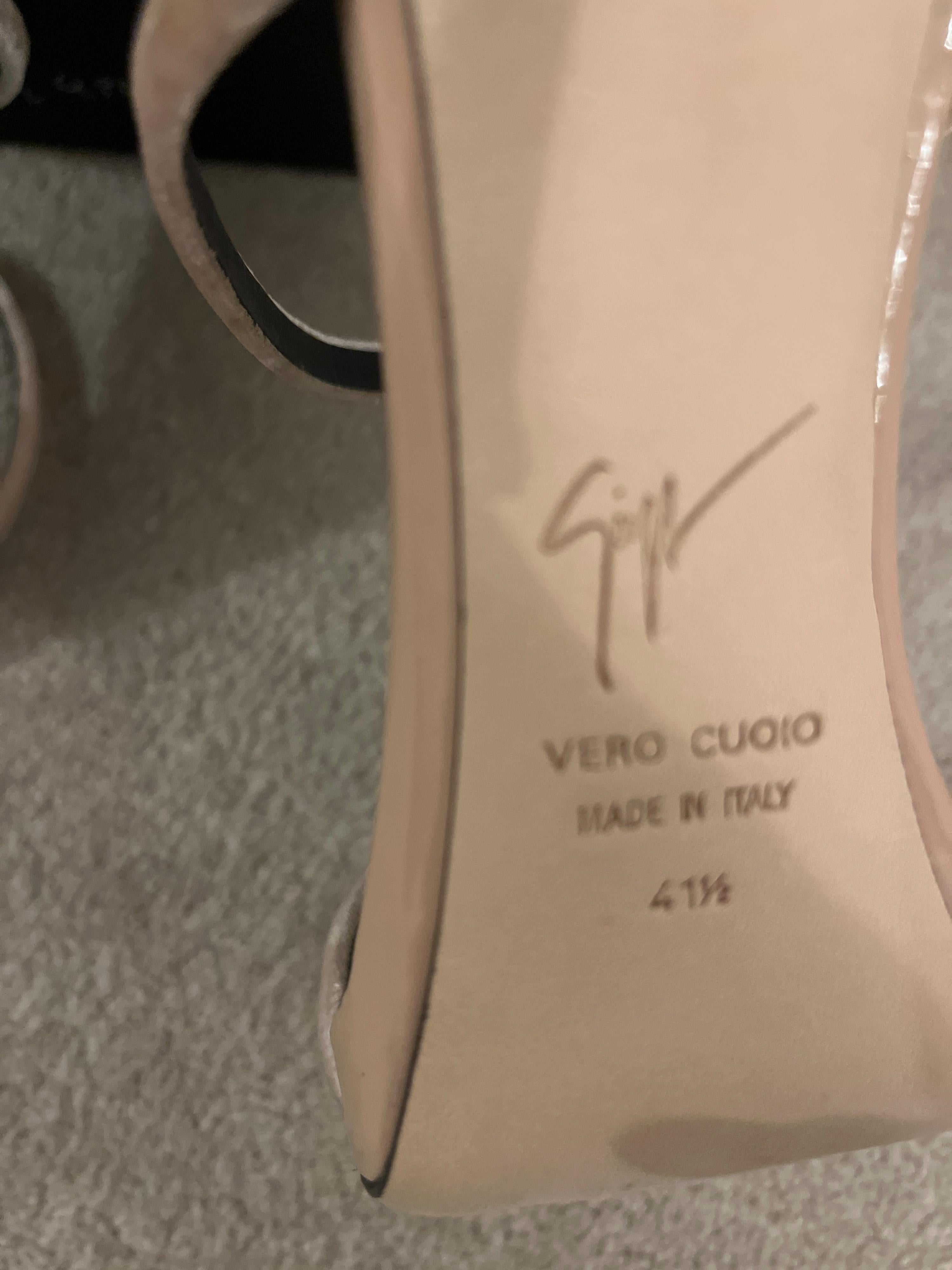 Giuseppe Zanotti Dusty Pink Velvet Harmony Heels