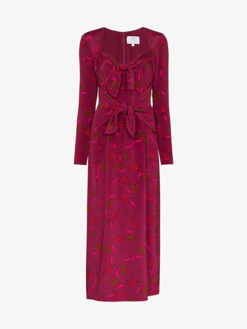 Red Long Sleeve Zaza Dress