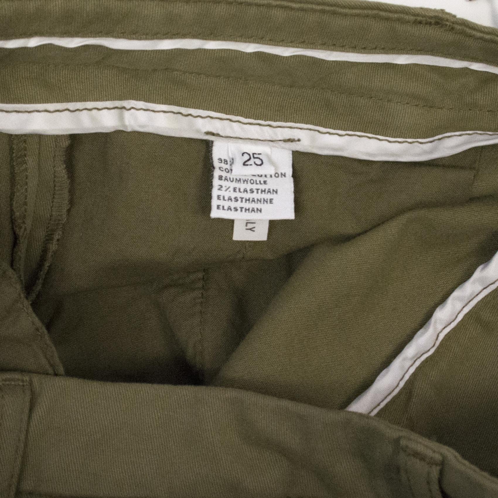 Lot 78 Khaki Moss Green Chino Trousers