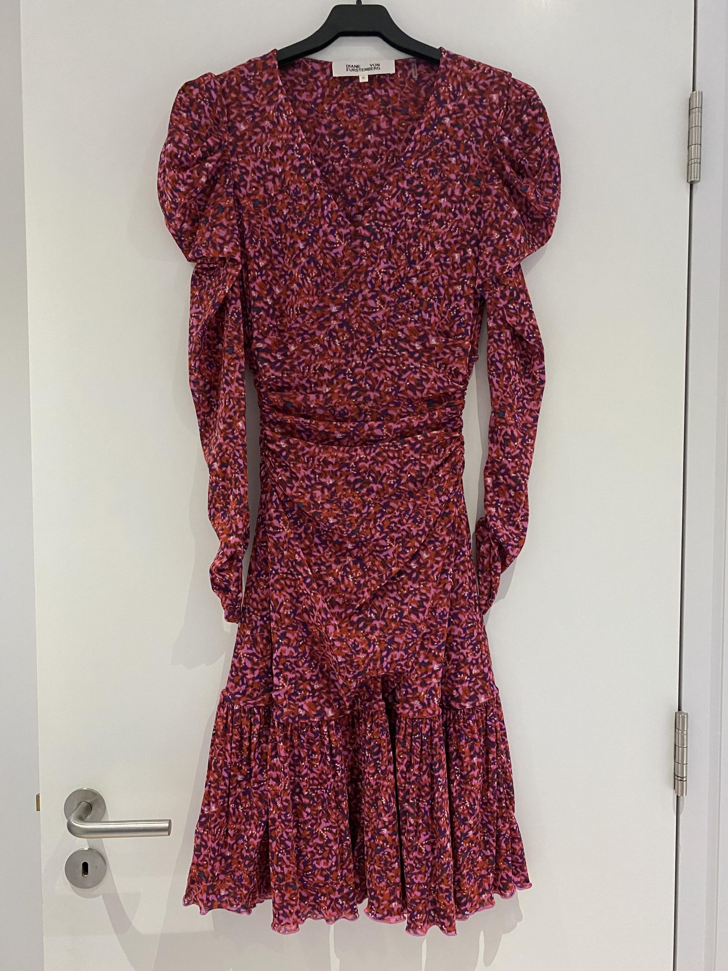 Diane von Furstenberg Alyssa Puff Long Sleeve Dress