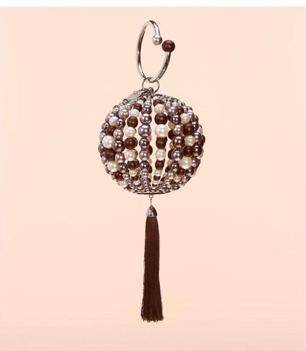 Peter Pilotto x Rosantica Tasseled Beaded Clutch