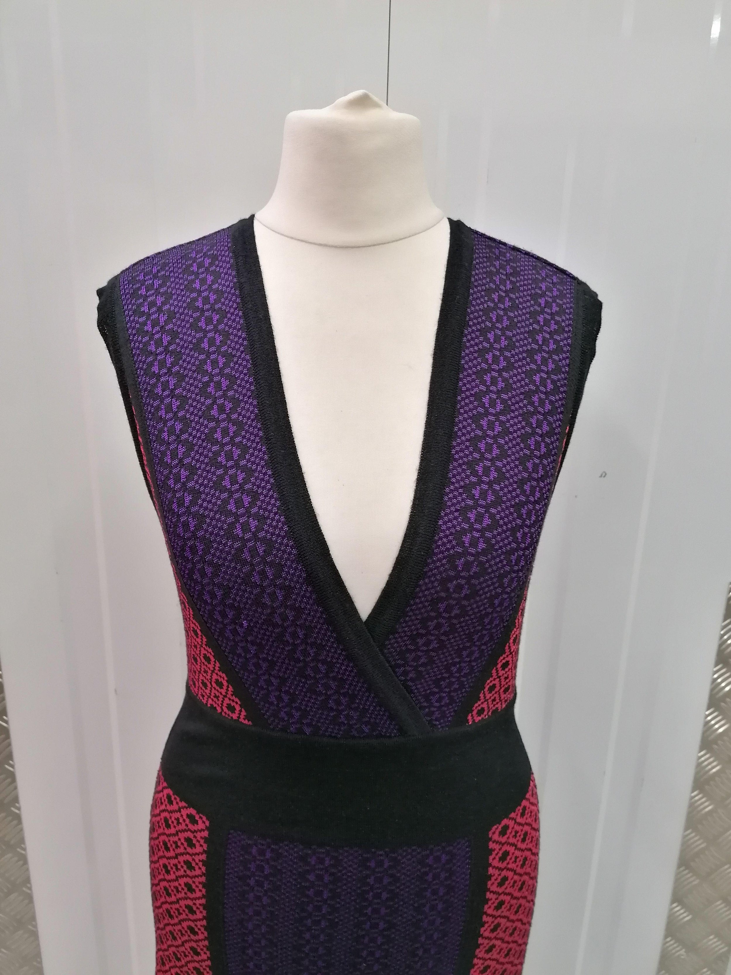 Wool Blend Knitted Sleeveless Dress