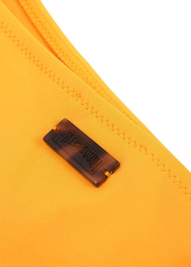 Vilebrequin Yellow Perforated Triangle Bikini Set