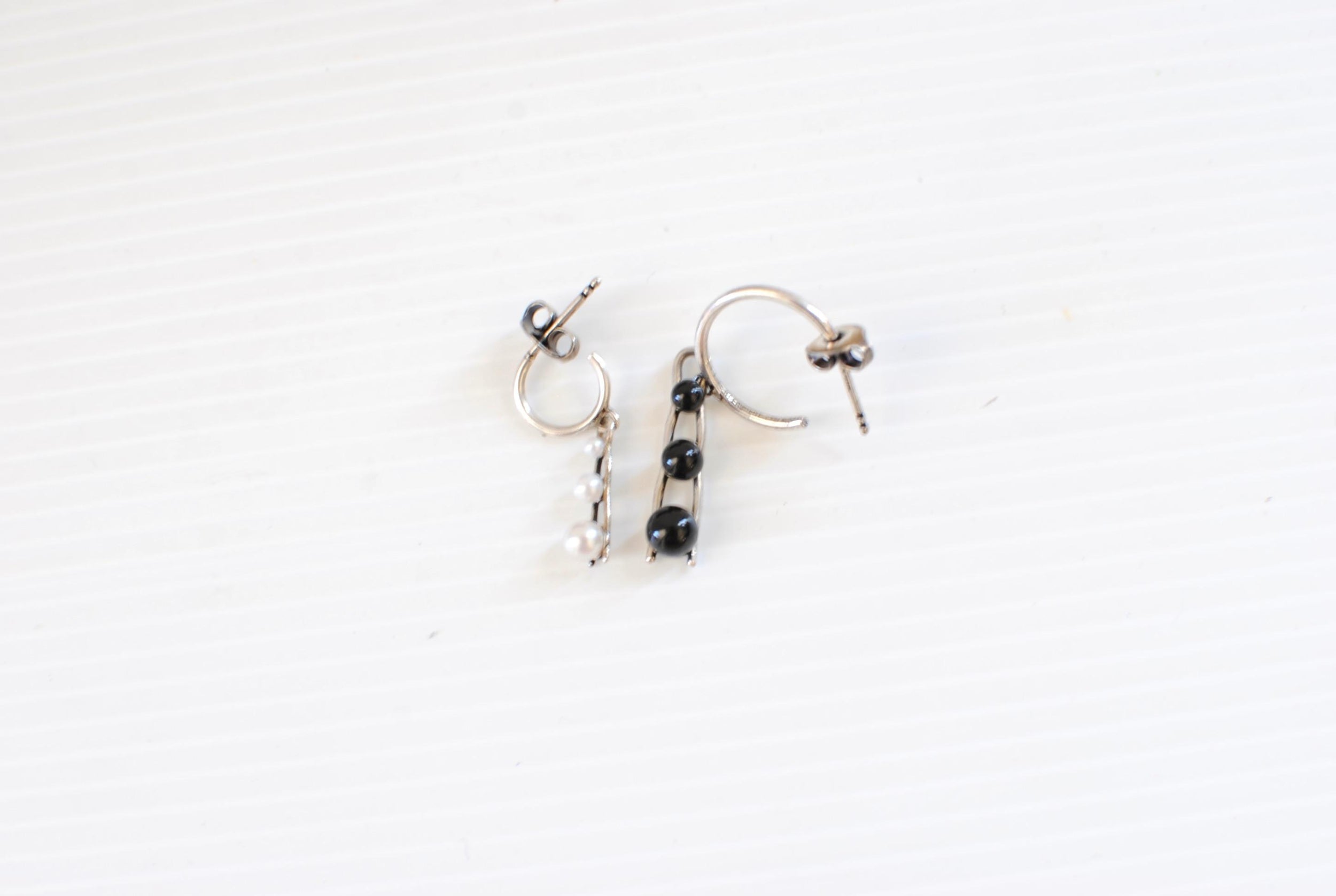 Saint Laurent Faux Pearl Drop Earrings