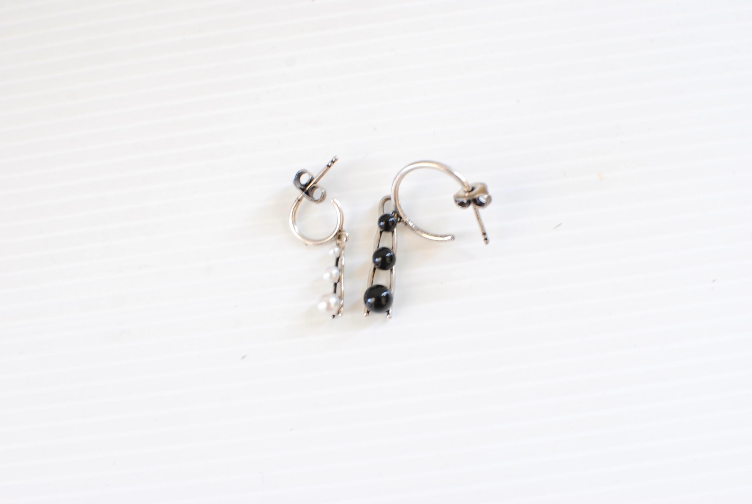 Saint Laurent Faux Pearl Drop Earrings