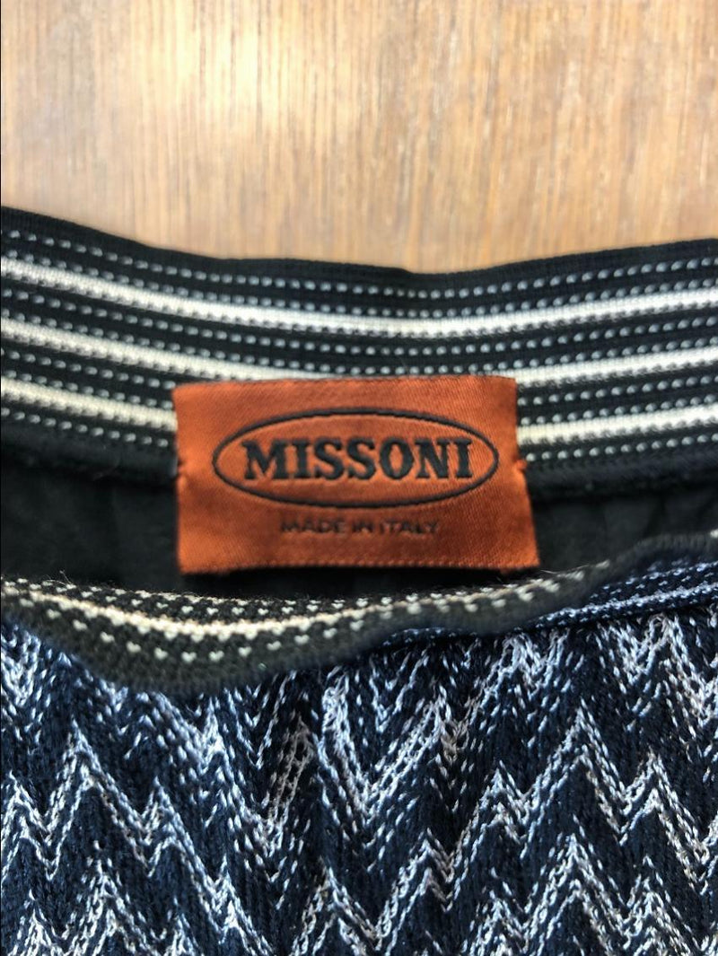Missoni Zig Zag Knit Wide Leg Trousers