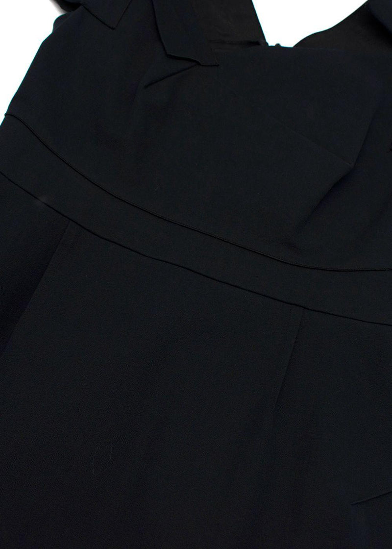 Limited Edition Selfridges x Roland Mouret Black Assymetric Hem Gown