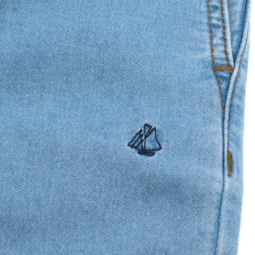 Petit Bateau Girl's Light Denim Jeans