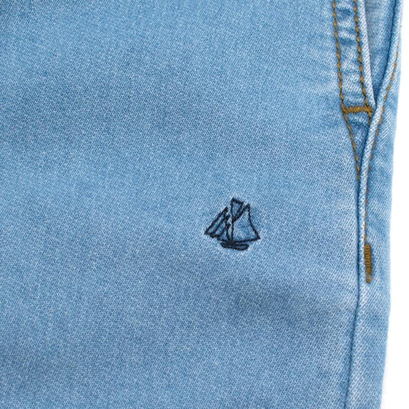 Petit Bateau Girl's Light Denim Jeans