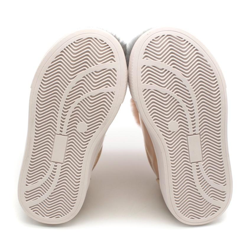 Bimbo Bimba Childrens Sneakers with Pom Poms