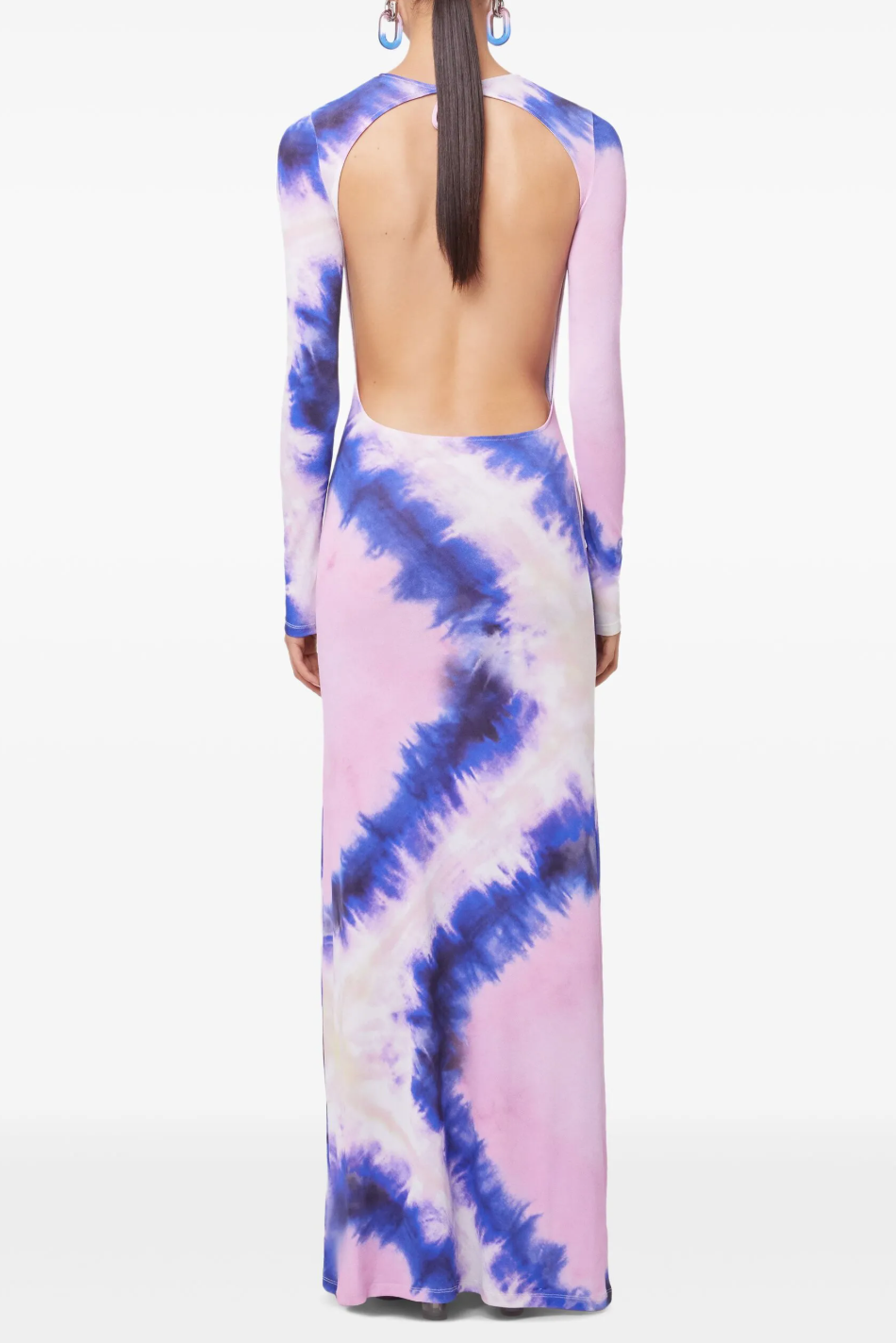 Rabanne Tie-dye Print Dress