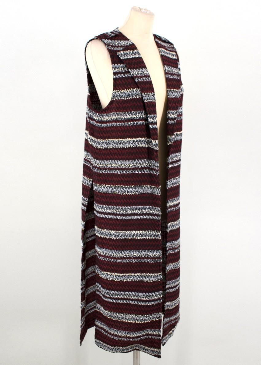 BCBGeneration Sleeveless Striped Waistcoat