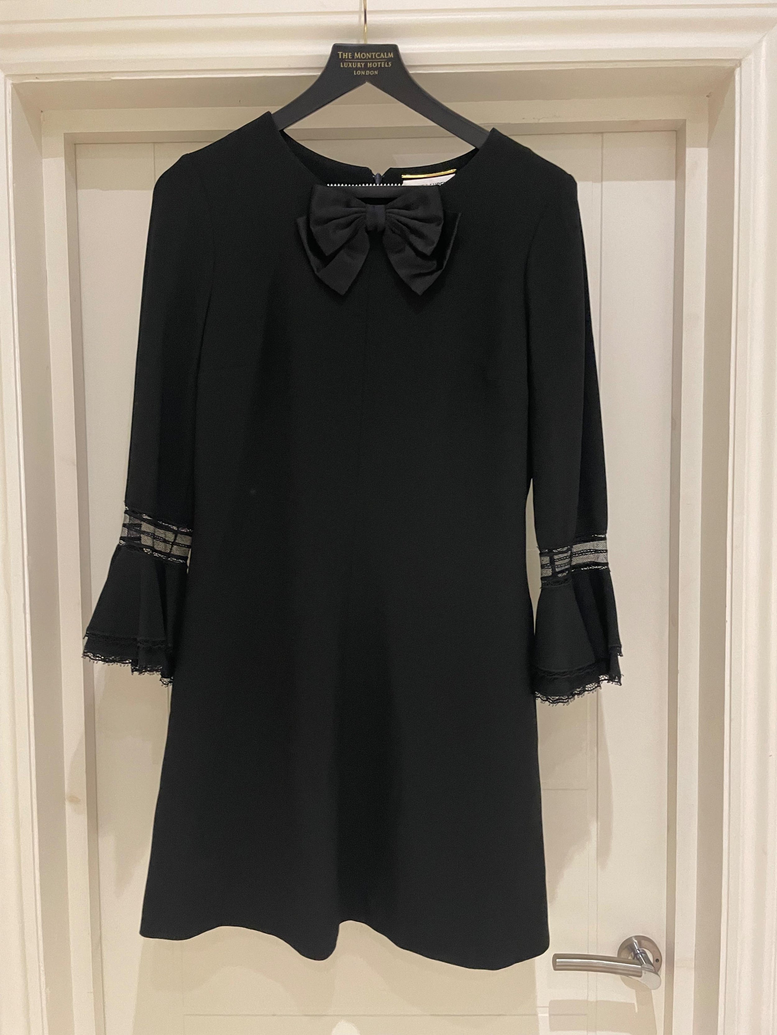 Black Bow Tie Little Black Dress