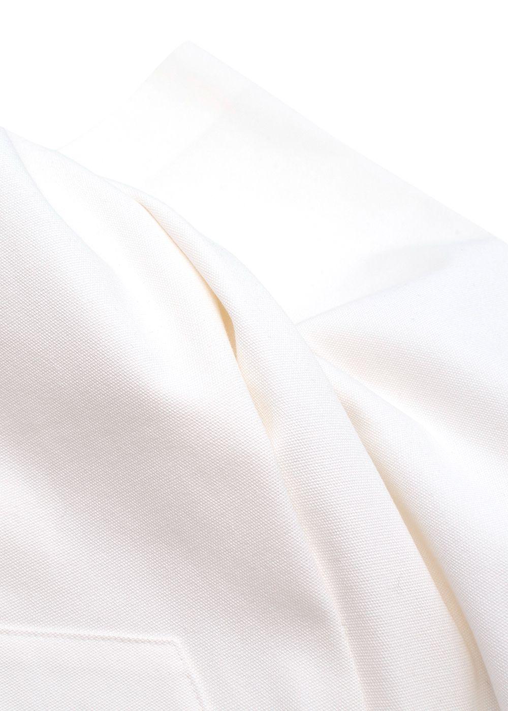 Dior Homme White Bunny Motif Tailored Shorts