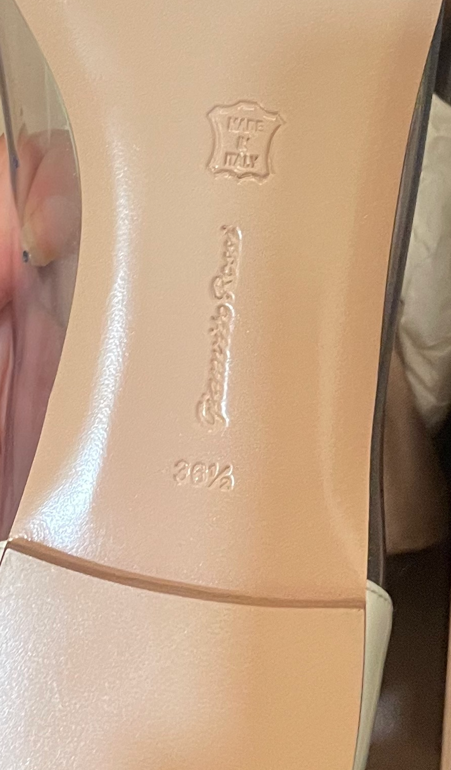 Plexi Leather & PVC Ballet Flats