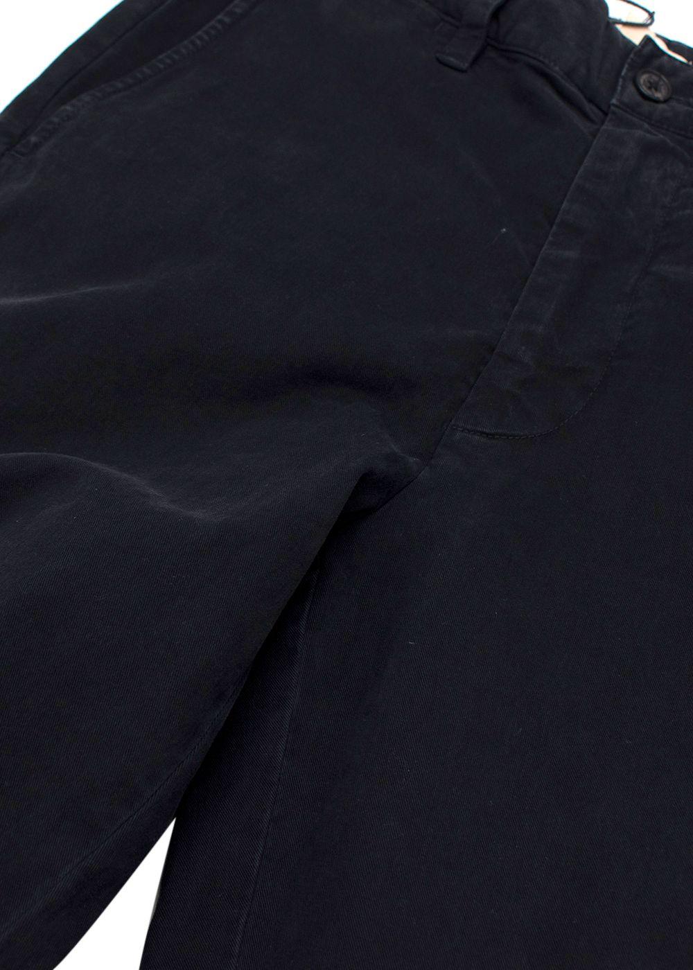 Nili Lotan Carbon Black High Waisted Eliot Boy Pant