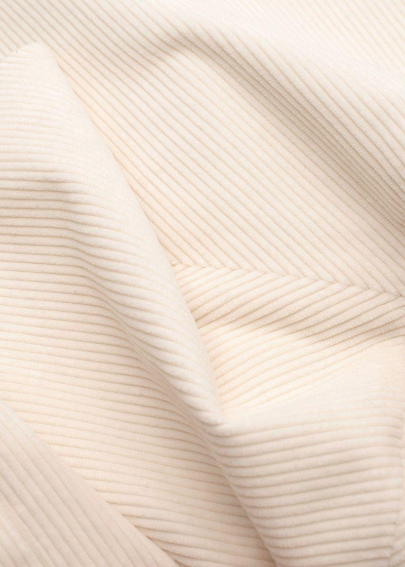 Brunello Cucinelli Cream Corduroy Skater Skirt