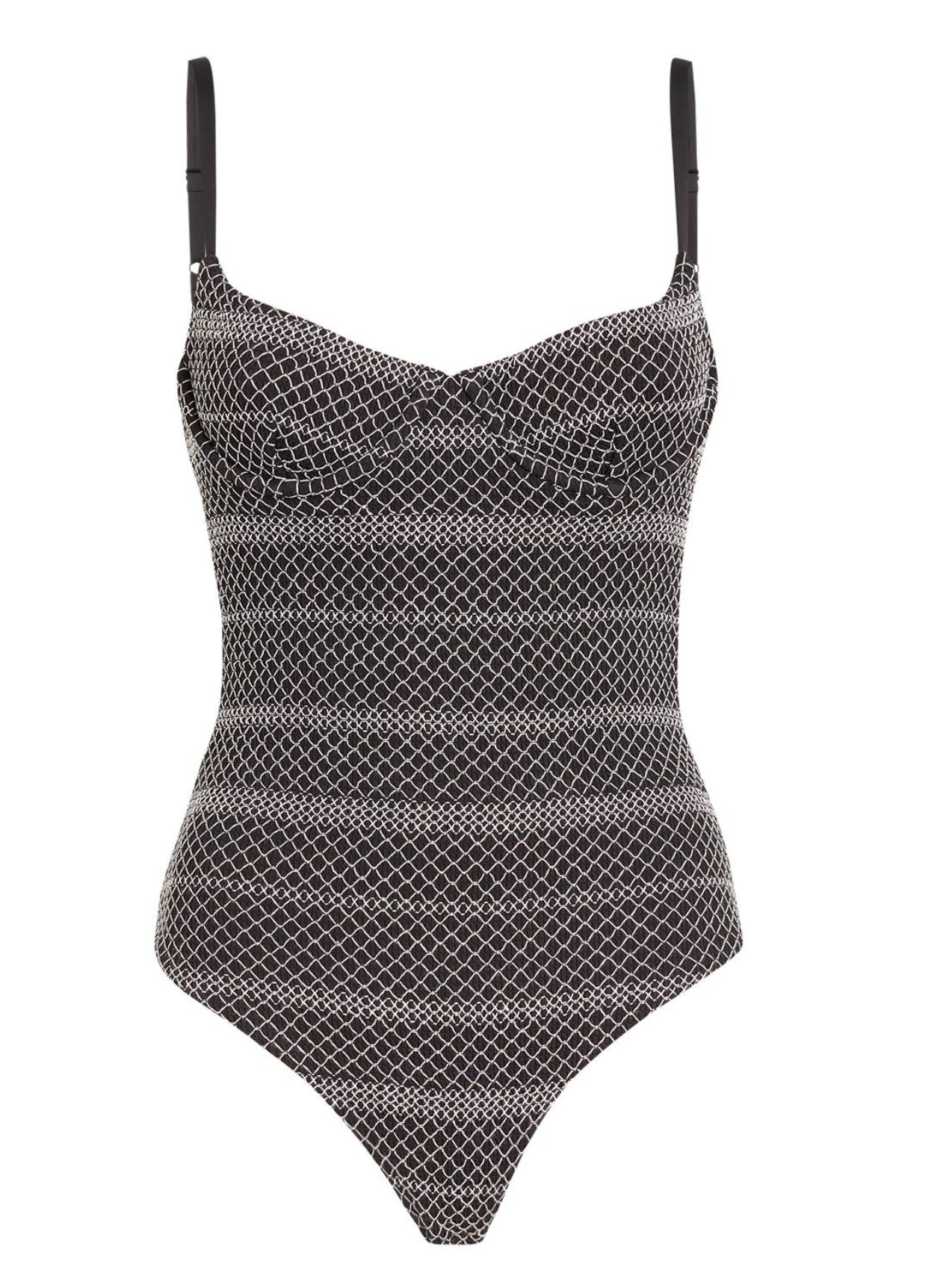 Sir The Label Francois Ruched One Piece Swimsuit