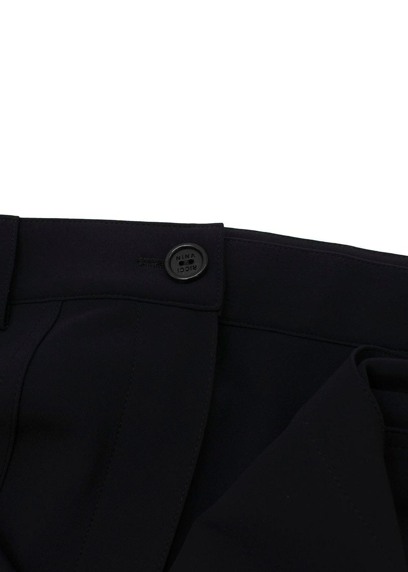 Nina Ricci Black Straight Leg Tailored Trousers