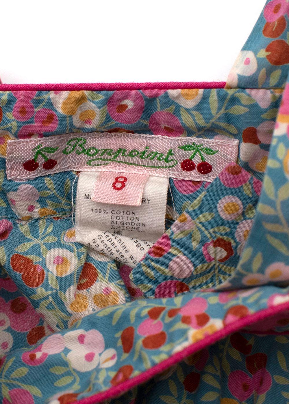 Bonpoint 8Y Multicoloured Floral Playsuit