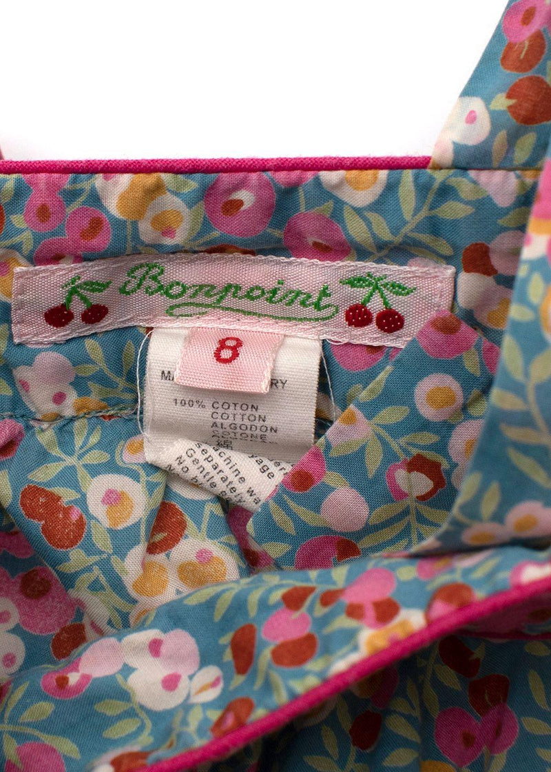 Bonpoint 8Y Multicoloured Floral Playsuit