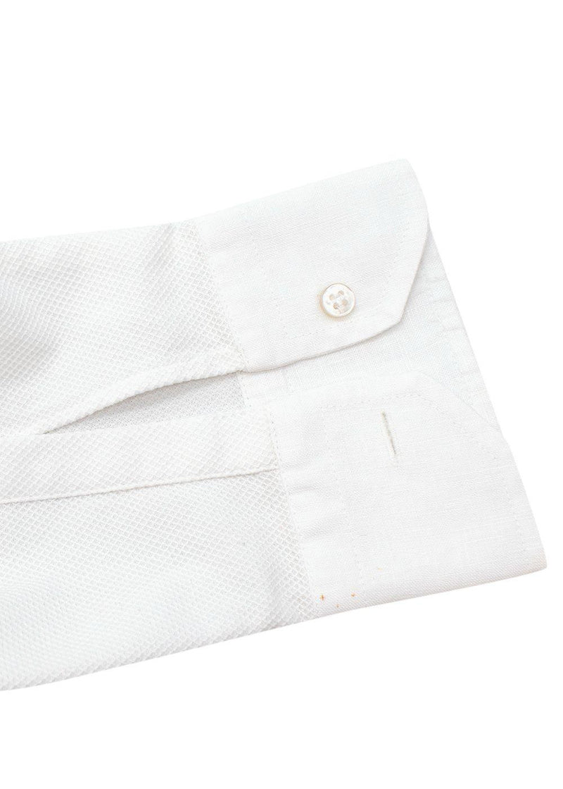 Tailormade White Cotton Polo Shirt
