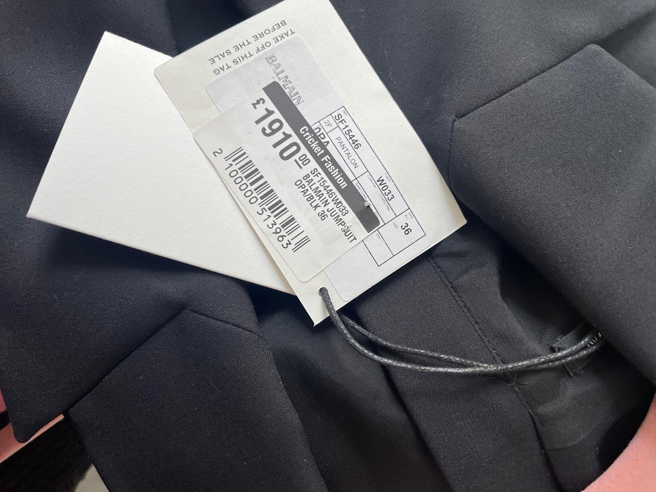 sleeveless double breasted jumpsuit