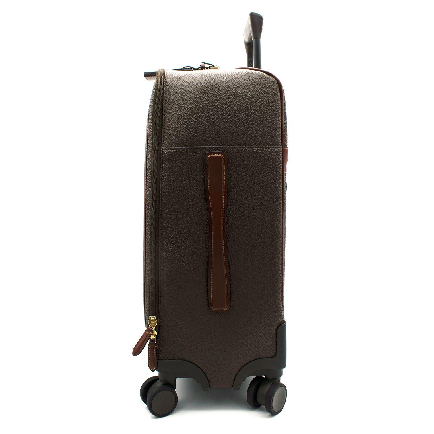 Mulberry Heritage Eco Scotchgrain 4-wheel suitcase