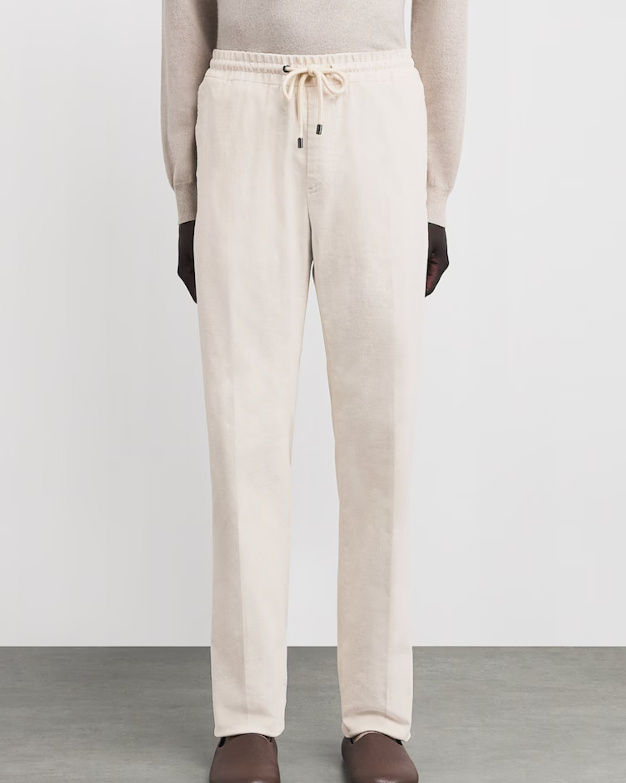 Pal Zileri Corduroy Drawstring Trousers