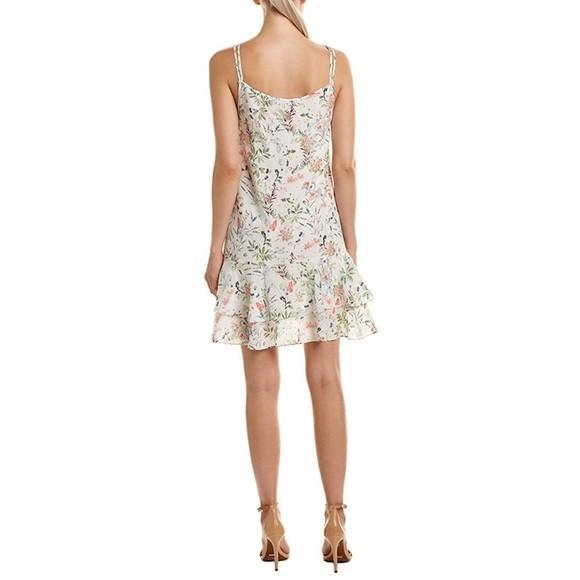 The Kooples Floral Lace Up Silk dress