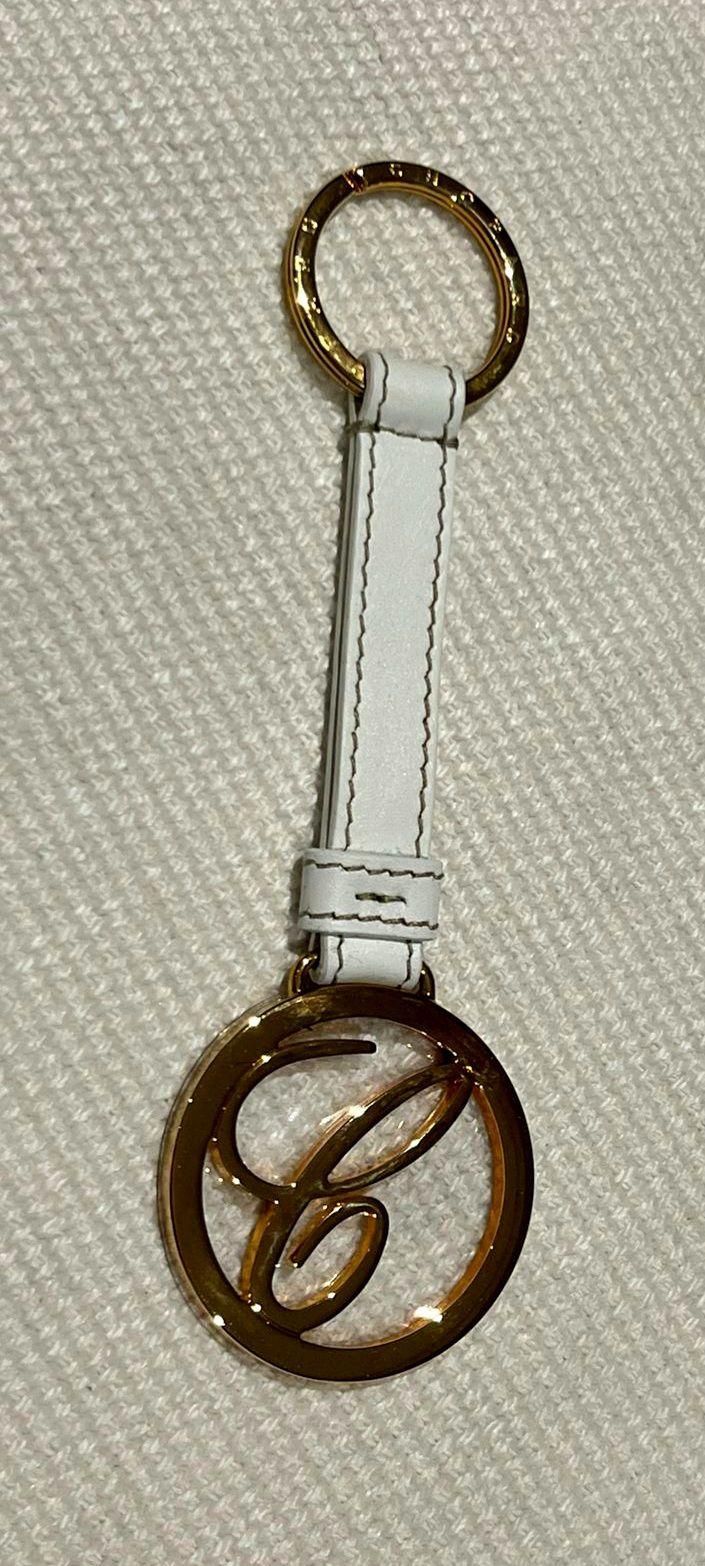 Chopard White Porte Cles Key Ring