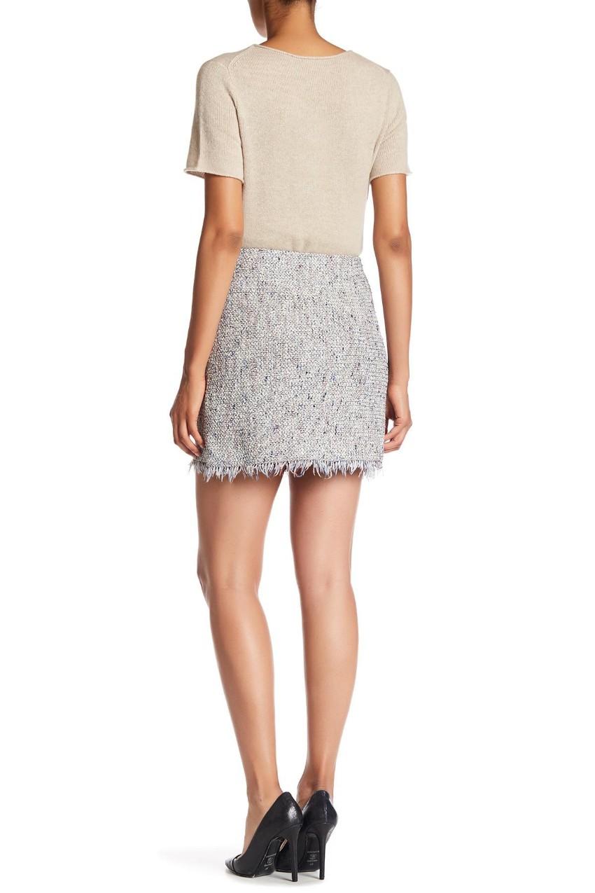 Theory Winsty Tweed Mini Skirt