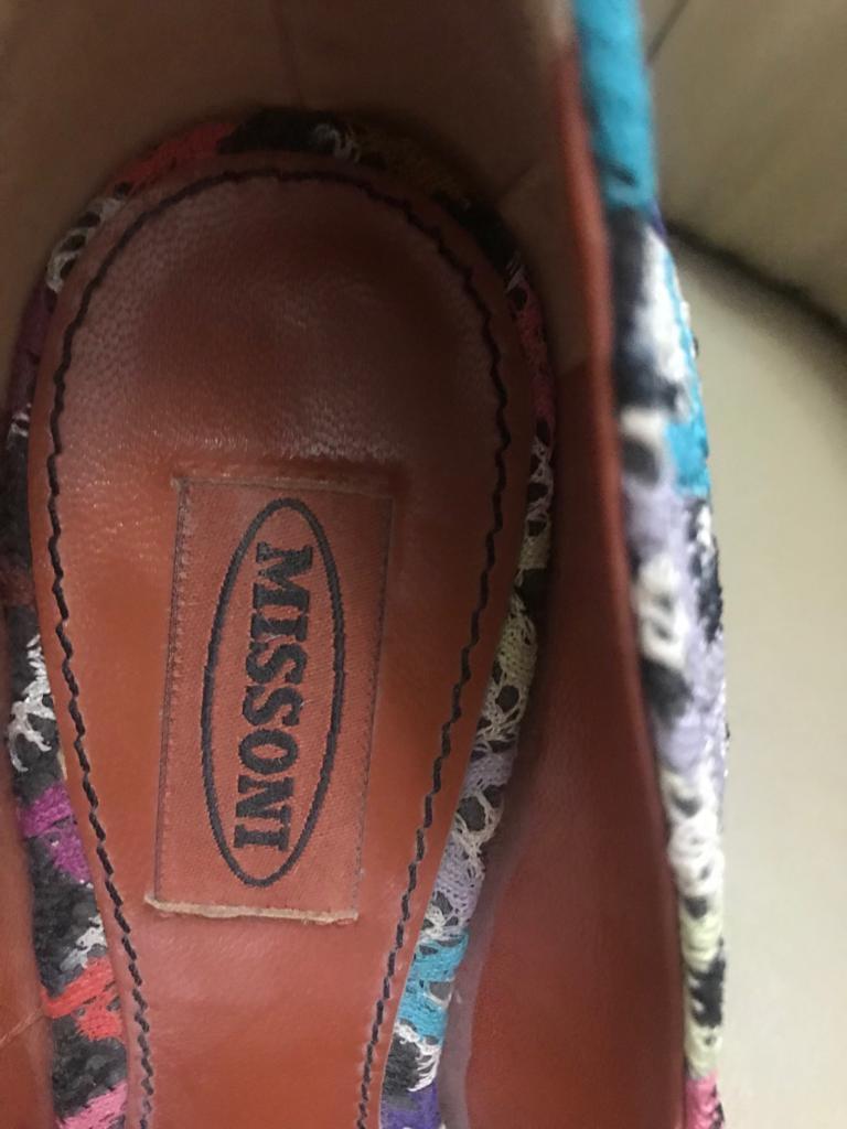 Missoni Knit Round Toe Pumps