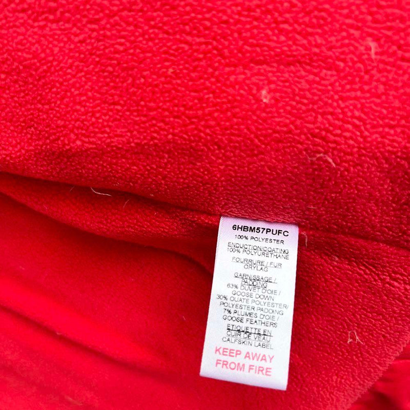 Dior 12-18 Months Red Down Puffer Coat