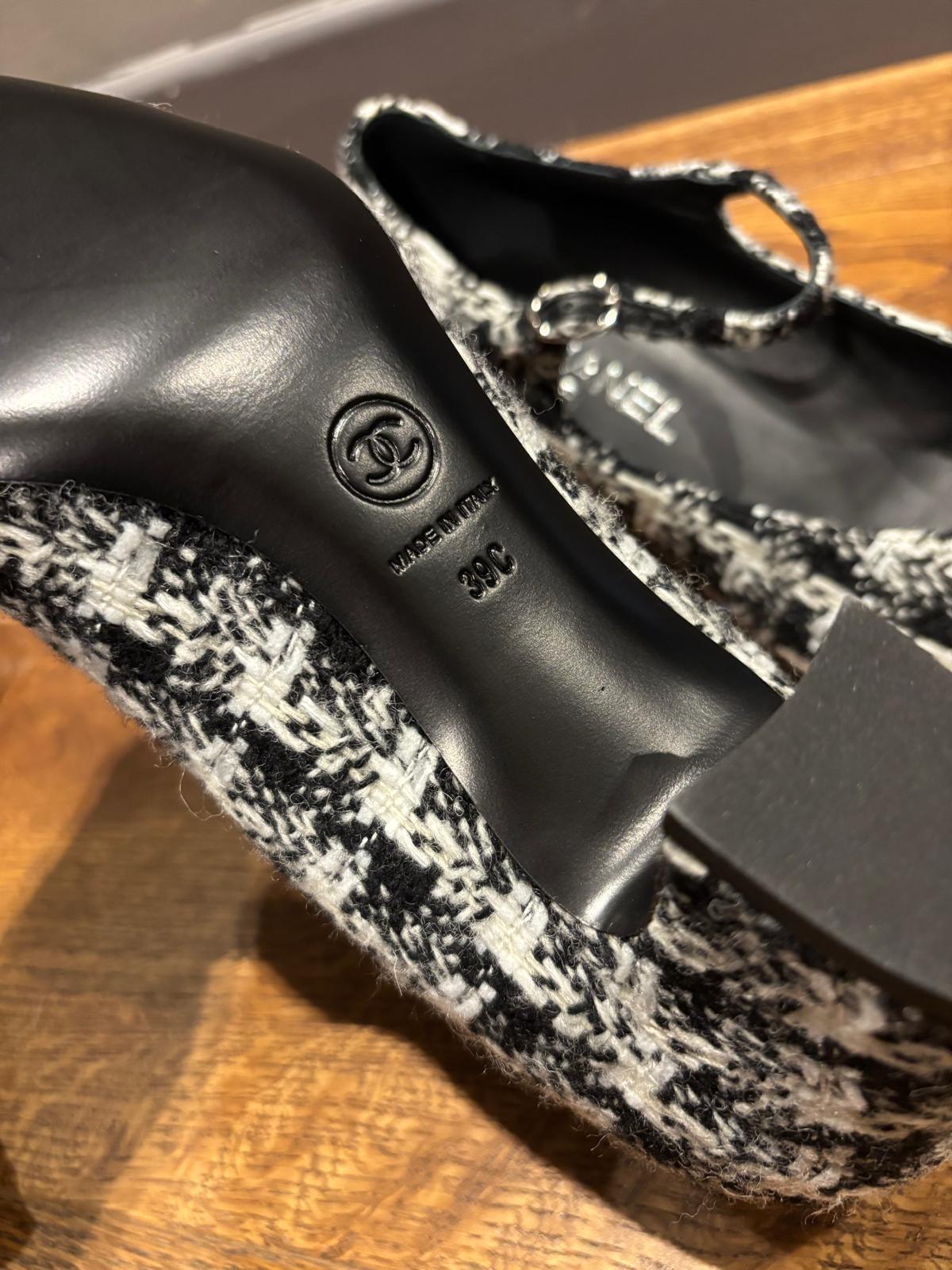 Chanel Tweed Mary Jane Heels
