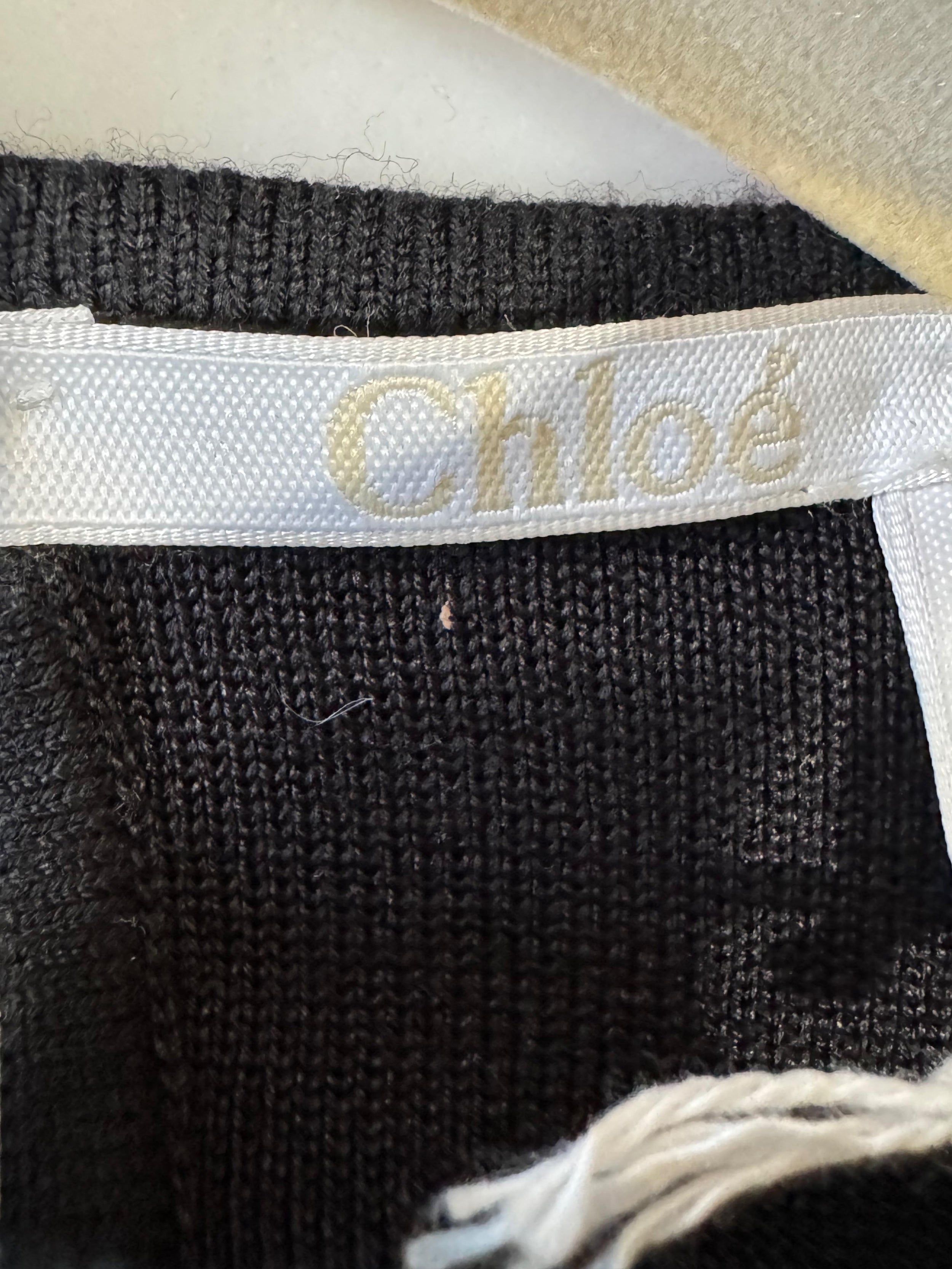 Stretch Wool Blend Cut Out Jumper