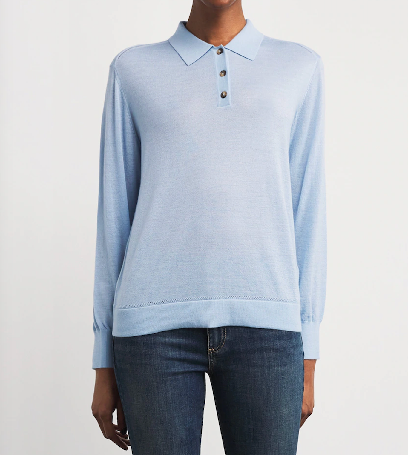 Rag & Bone Cashmere Adeline Polo Sweater