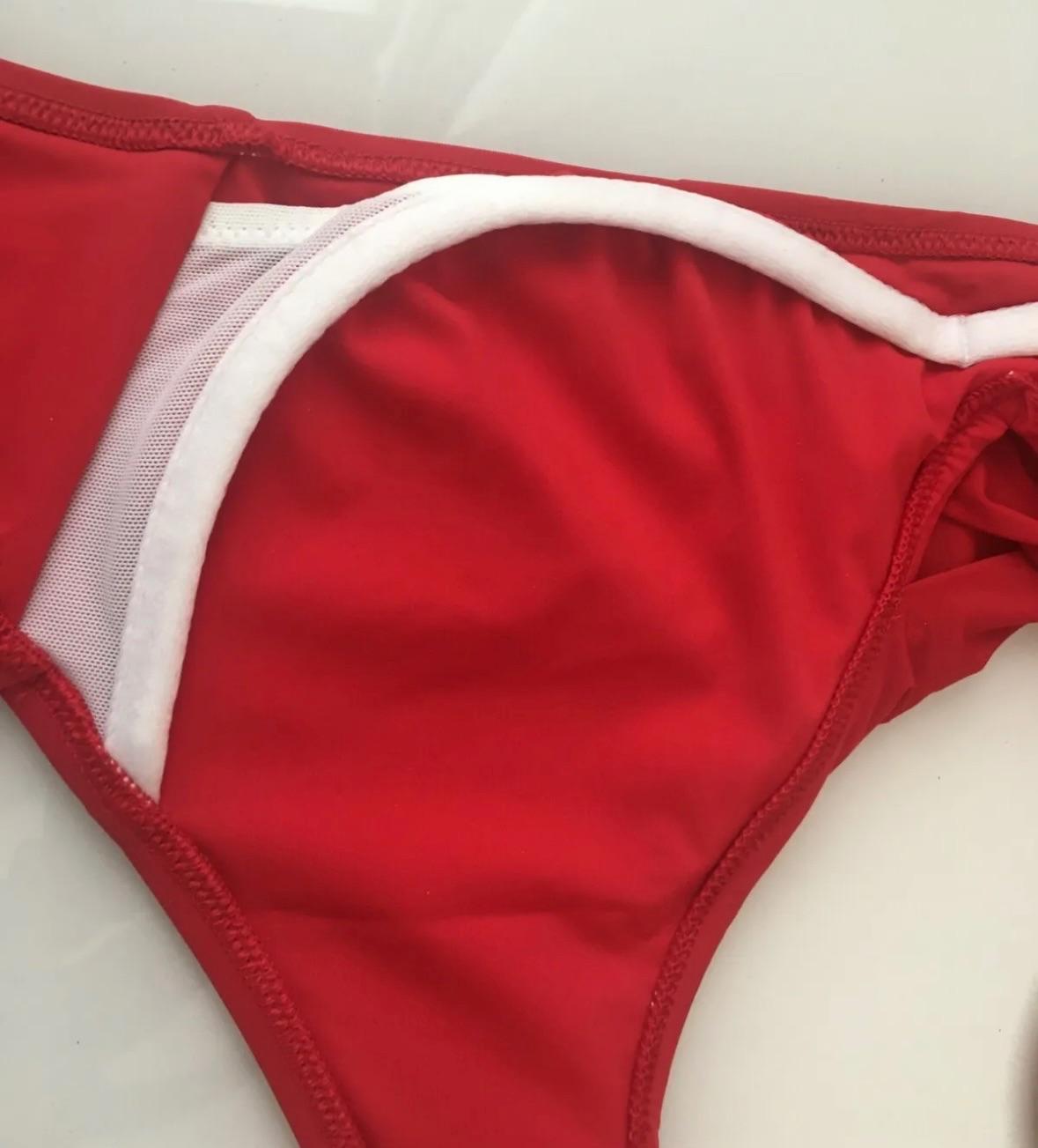 Heidi Klein Shape + Drape Red Bikini