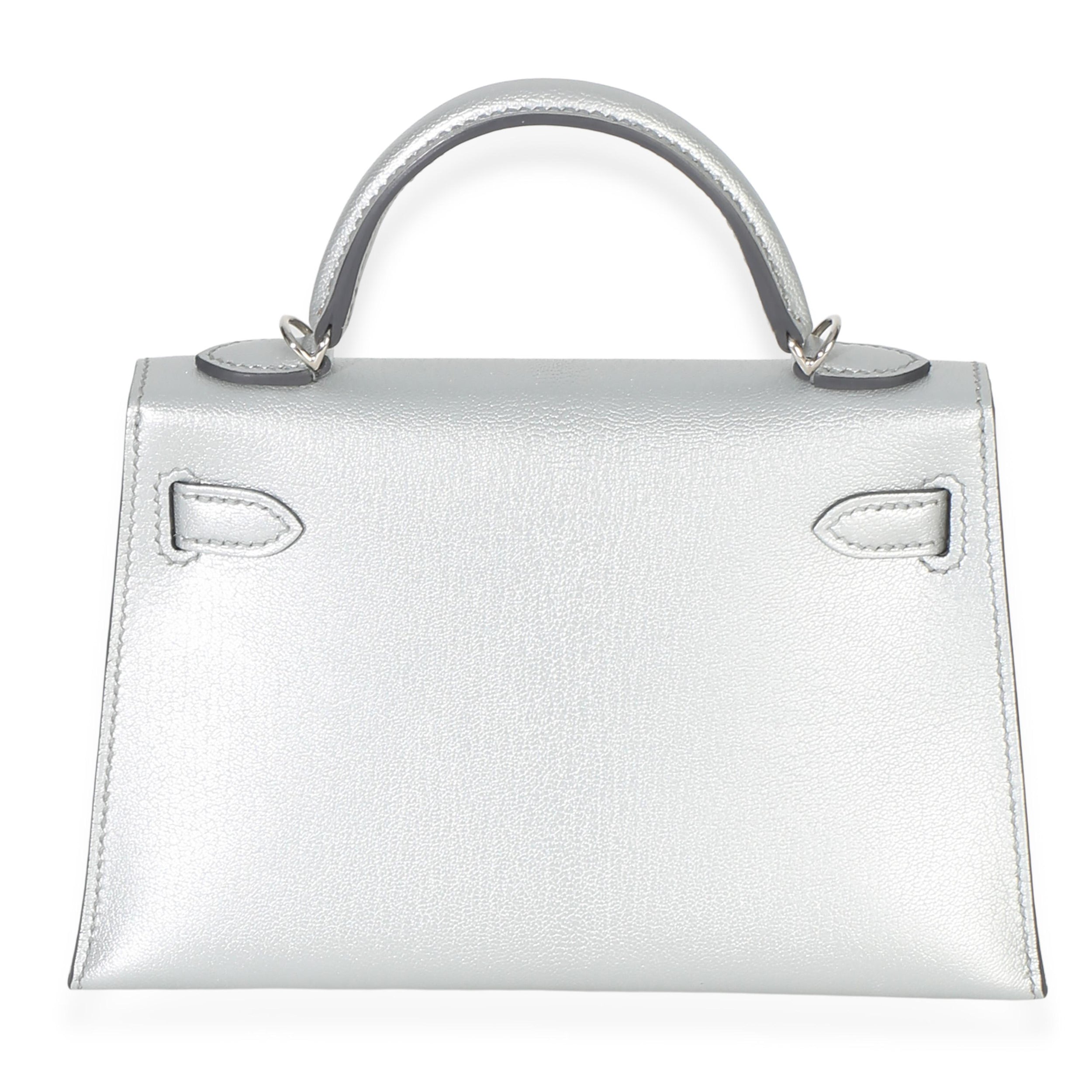 Hermès  Chevre Chamkilight Sellier Mini Kelly II 20 PHW