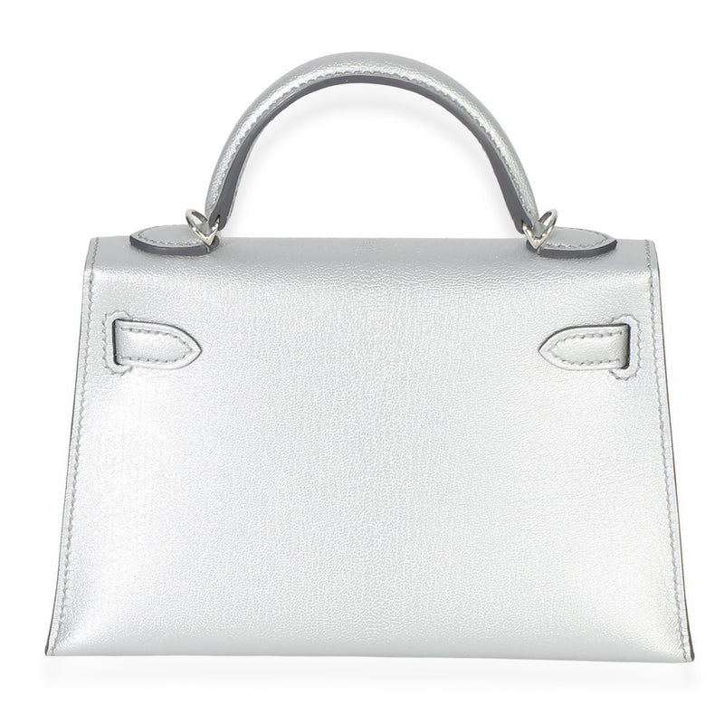 Hermès  Chevre Chamkilight Sellier Mini Kelly II 20 PHW