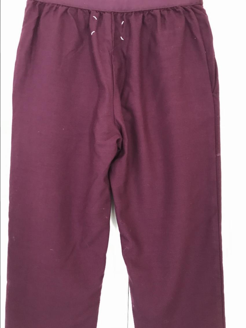 Maison Martin Margiela burgundy trousers