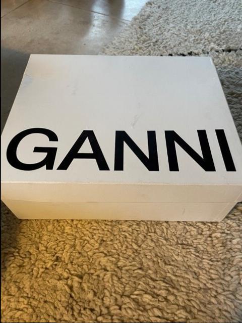 Ganni Embroidered Suede Texas Cowboy Boots