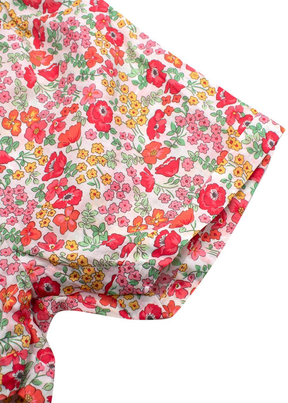 Jacadi Paris Kids Cotton Floral Playsuit