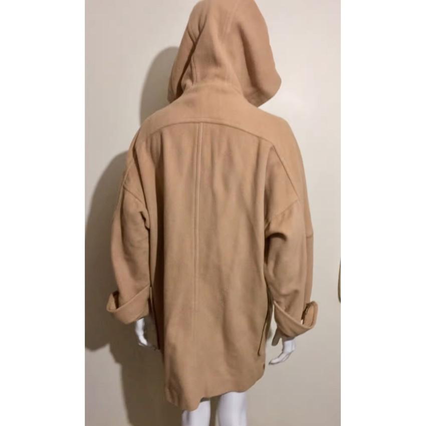 Burberrys Vintage Beige Cashmere Blend Duffle Coat
