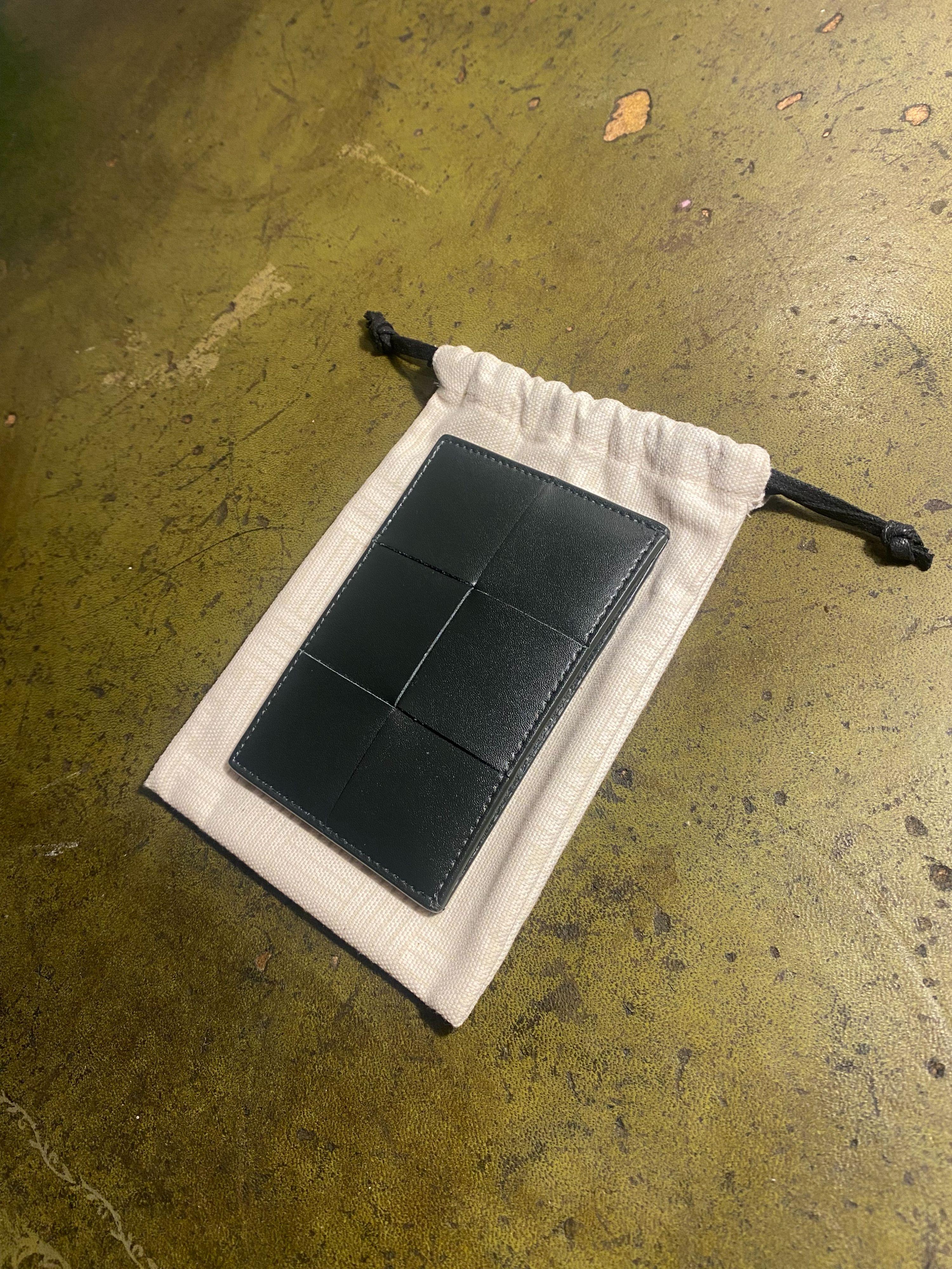 Bottega Veneta Dark Moss Credit Card Holder