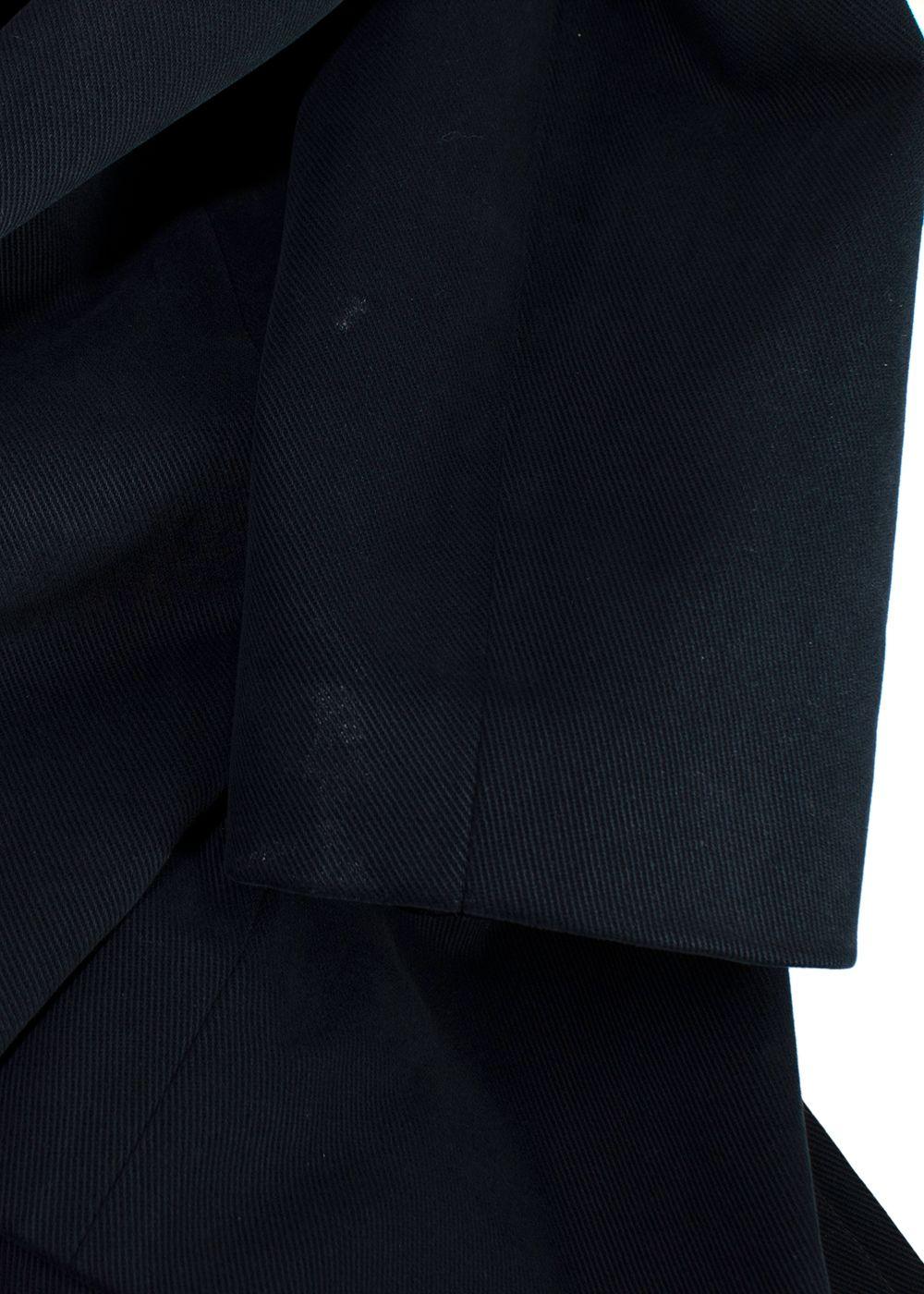 Torrente Navy Cotton Single-breasted Coat