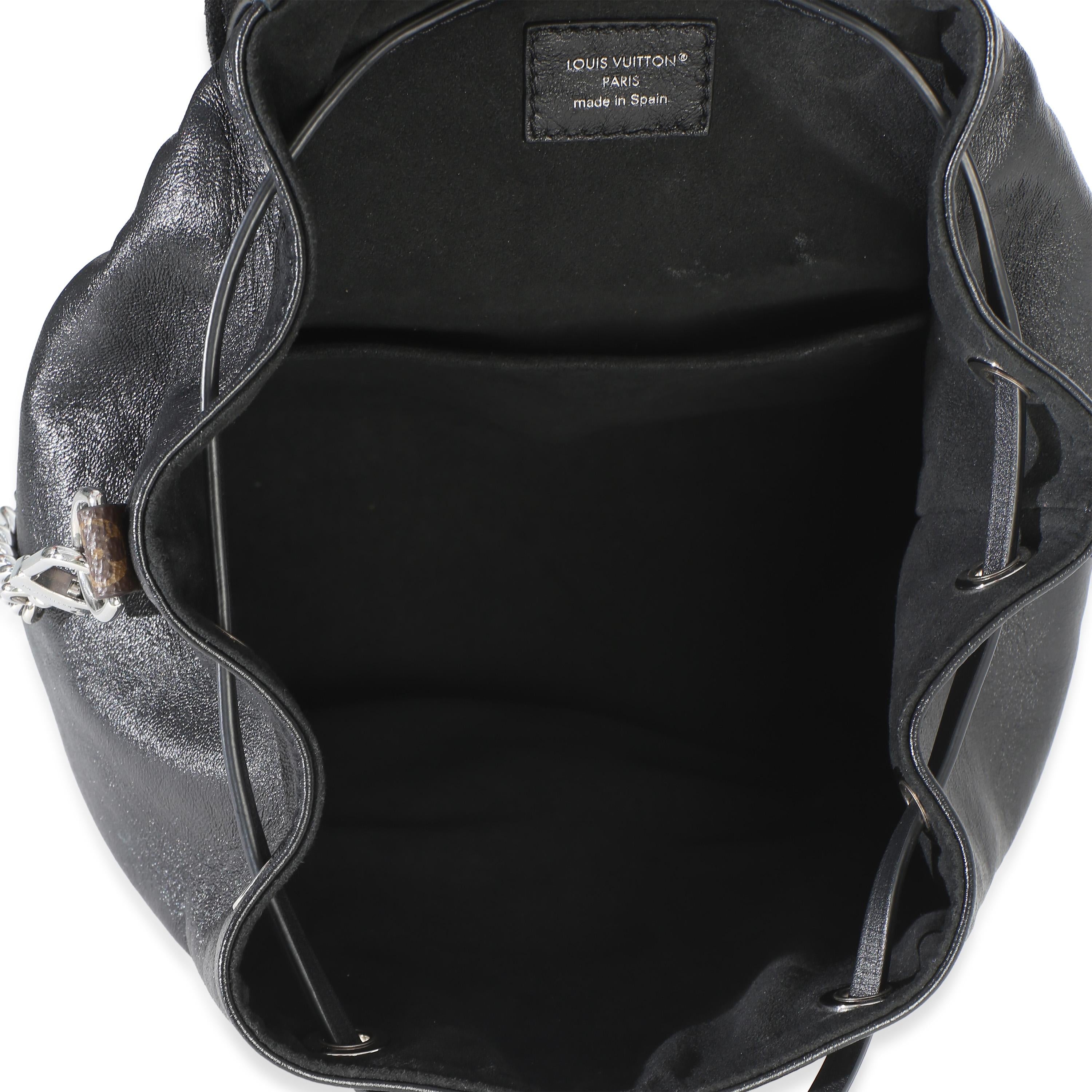 Louis Vuitton  Lambskin Monogram Canvas Montsouris Vibe PM
