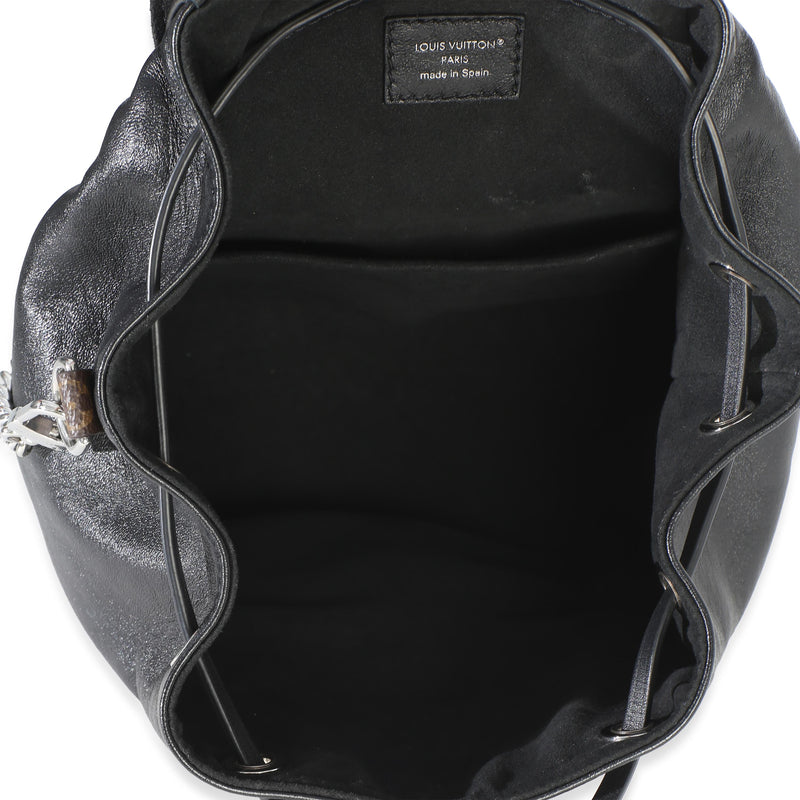 Louis Vuitton  Lambskin Monogram Canvas Montsouris Vibe PM