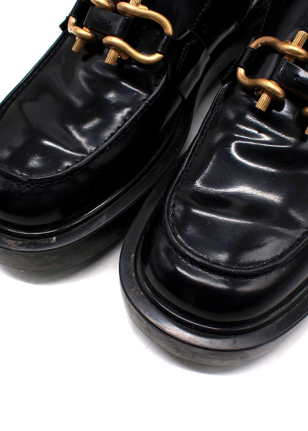 Bottega Veneta Black Monsieur Horsebit Ankle Boots